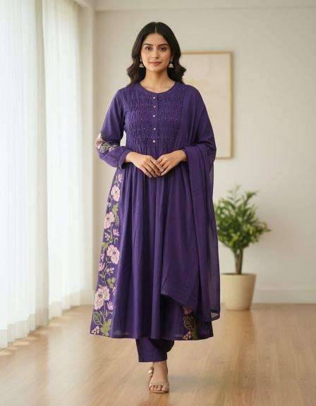 Jaipuri 3pcs Kurti wholesale rates in Ahmedabad